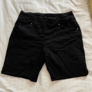 Internacional concepts pull on stretch shorts- long 16